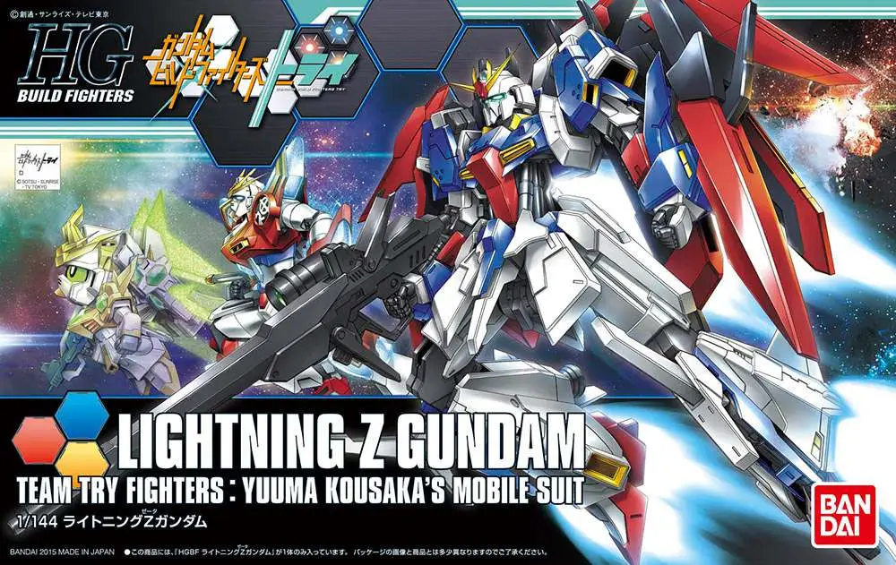 Maquette Gundam hgbf lightning z 1/144